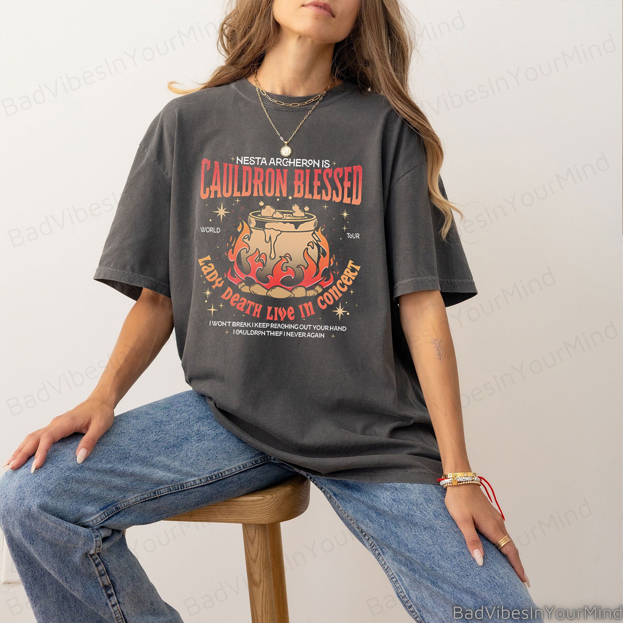 Nesta Archeron Cauldron Blessed Lady Death Band